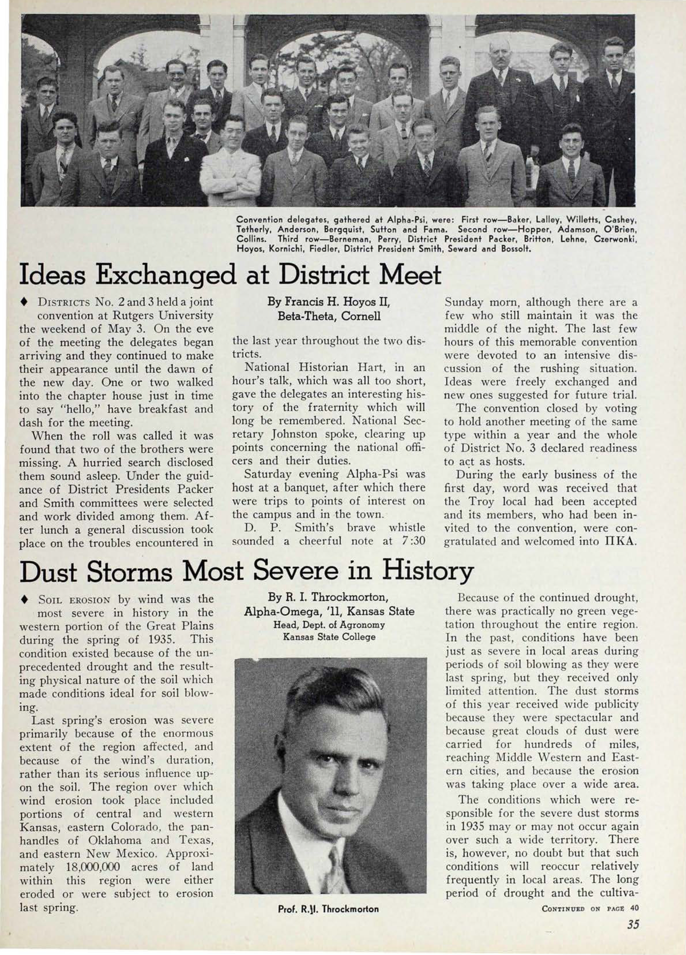 Ideas Exchanged at District Meet